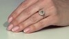 Zilveren ring met een Colombiaanse smaragd