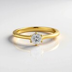 Anello in argento con Zircone