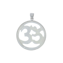 Pendentif en argent et Nacre