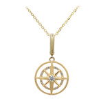 Gouden halsketting met een SI2 (H) Diamant (CIRARI)