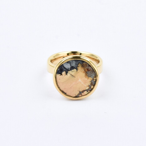 Zilveren ring met een Maligano Jasper