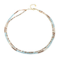Fancy Zircon Silver Necklace (Riya)