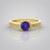 Anello in argento con Tanzanite