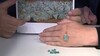 Zilveren halsketting met Groene fluor apatieten (Gems en Vogue)