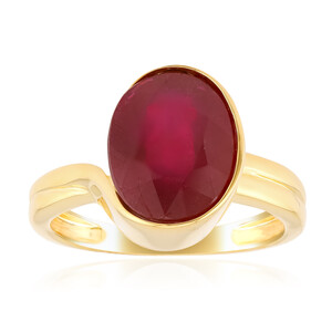 Bemainty Ruby Silver Ring