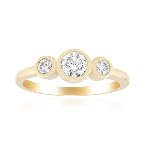 Anello in oro con Diamante SI1 (G) (Annette)