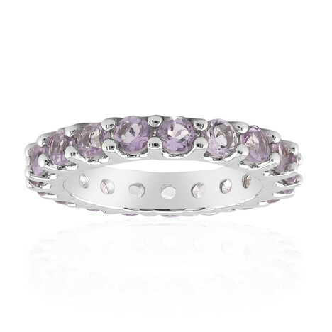 Bolivianischer Amethyst-Silberring