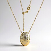 Collana in argento con Zircone (Adela Silber)