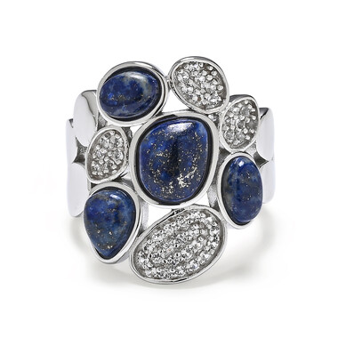 Lapislazuli-Silberring
