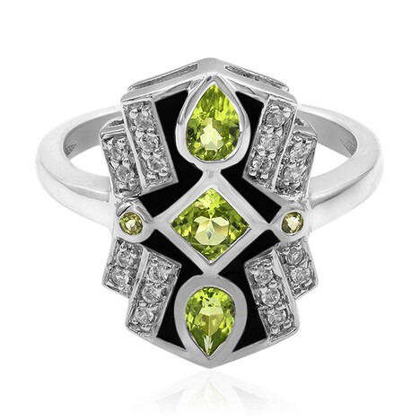 Peridot-Silberring
