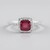 Anello in argento con Rubino Bemainty