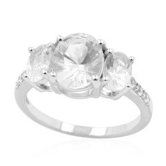 Anello in argento con Danburite