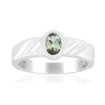 Bague en argent et Tanzanite verte