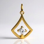 Pendentif en or et Diamant VVS1 (G) (Annette)