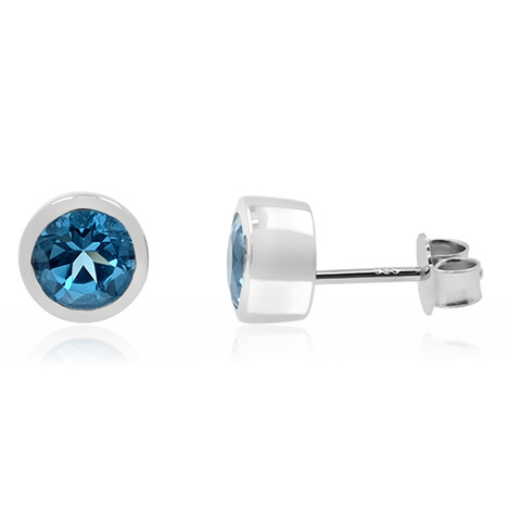 Boucles d'oreilles en argent et Topaze de Marambaia
