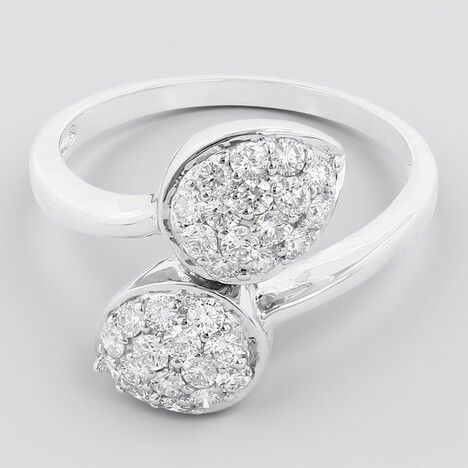Anello in oro con Diamante SI1 (G) (Annette)
