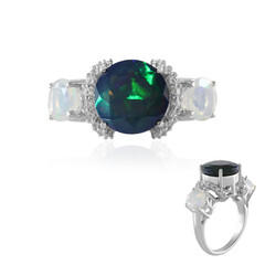 Bague en argent et Opale Mezezo