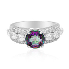 Bague en argent et Quartz mystique