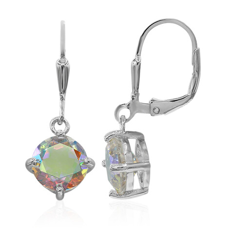 Mondlicht-Quarz-Silberohrringe