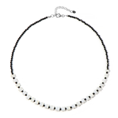 Edelstein-Silberhalskette