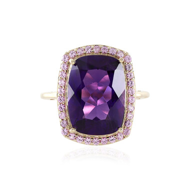 Sibirischer Amethyst-Goldring (Adela Gold)