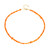 Collar en plata con Ópalo naranja de Etiopía