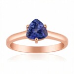 9K Unheated Tanzanite Gold Ring