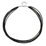 Collana in argento con Spinello Nero