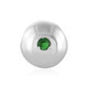 Pendentif en argent et Tsavorite de Tanzanie (MONOSONO COLLECTION)