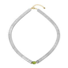 Collana in argento con Peridoto