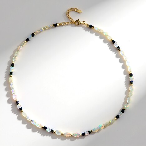 Collana in argento con Opale di Welo