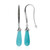 Pendientes en plata con Amazonita (Annette classic)