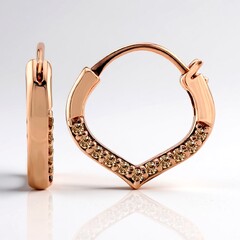 Orecchini in oro con Diamante Rose de France SI1 di Argyle