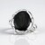 Anello in argento con Quercia Nera (dagen)