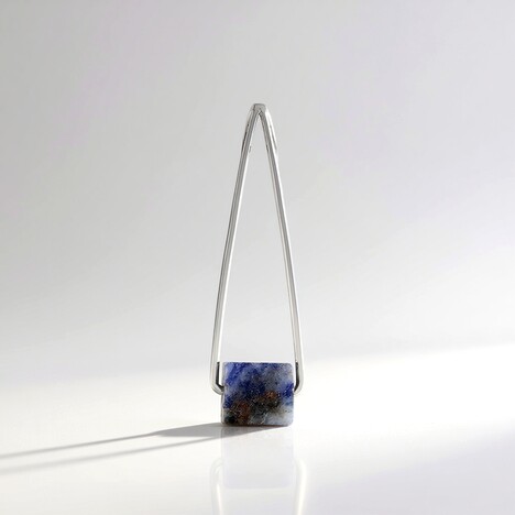Ciondolo in argento con Sodalite (MONOSONO COLLECTION)