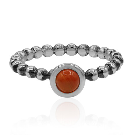 Bague en argent et Cornaline