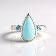 Larimar-Silberring (KM by Juwelo)
