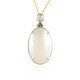 Collar en plata con Perla blanca de Mabe (Gems en Vogue)