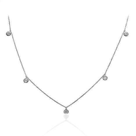 Gouden halsketting met I1 (H) Diamanten (CIRARI)