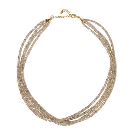 Fancy-Zirkon-Silberhalskette