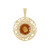 Brandy Citrine Silver Pendant (Ornaments by de Melo)
