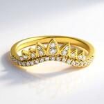 Anello in oro con Diamante SI1 (H) (CIRARI)
