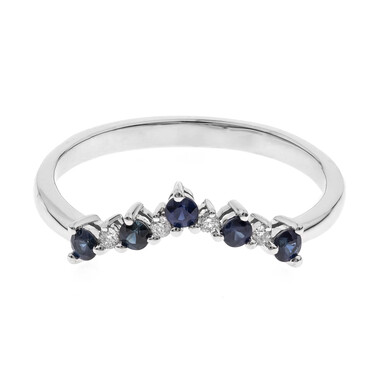 Blauer Ceylon-Saphir-Goldring