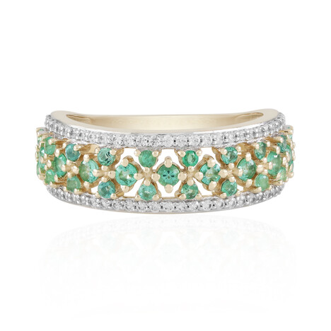 Sambia-Smaragd-Goldring