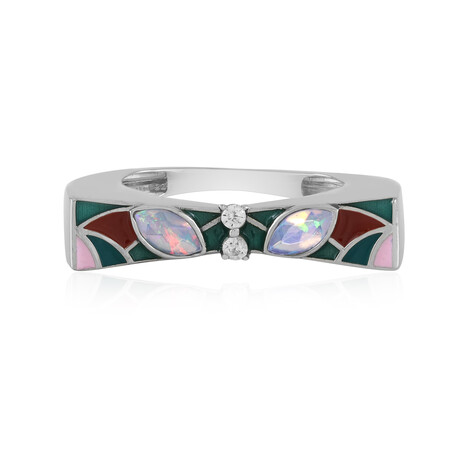 Welo-Opal-Silberring (SAELOCANA)