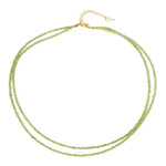 Peridot Silver Necklace