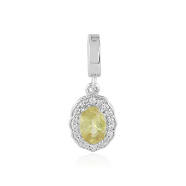 Ciondolo in argento con Sfene