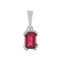 Madagascar Ruby Silver Pendant