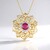 Collana in argento con Zaffiro Rosa del Madagascar (Ornaments by de Melo)