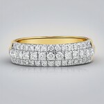 Anello in oro con Diamante IF (D) (Annette)